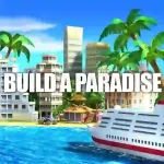 Tropic Paradise Town Build Sim IPA Logo